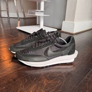 Sacai x Nike LD Waffle Black Nylon - Size 10.5 - BV0073 002